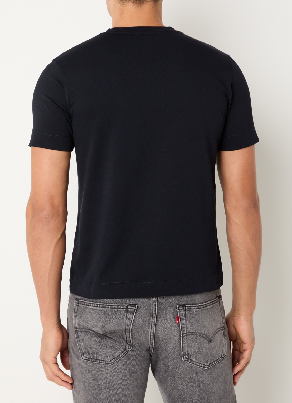 Armani T-shirt met logo - achterkant 3 donkerblauw