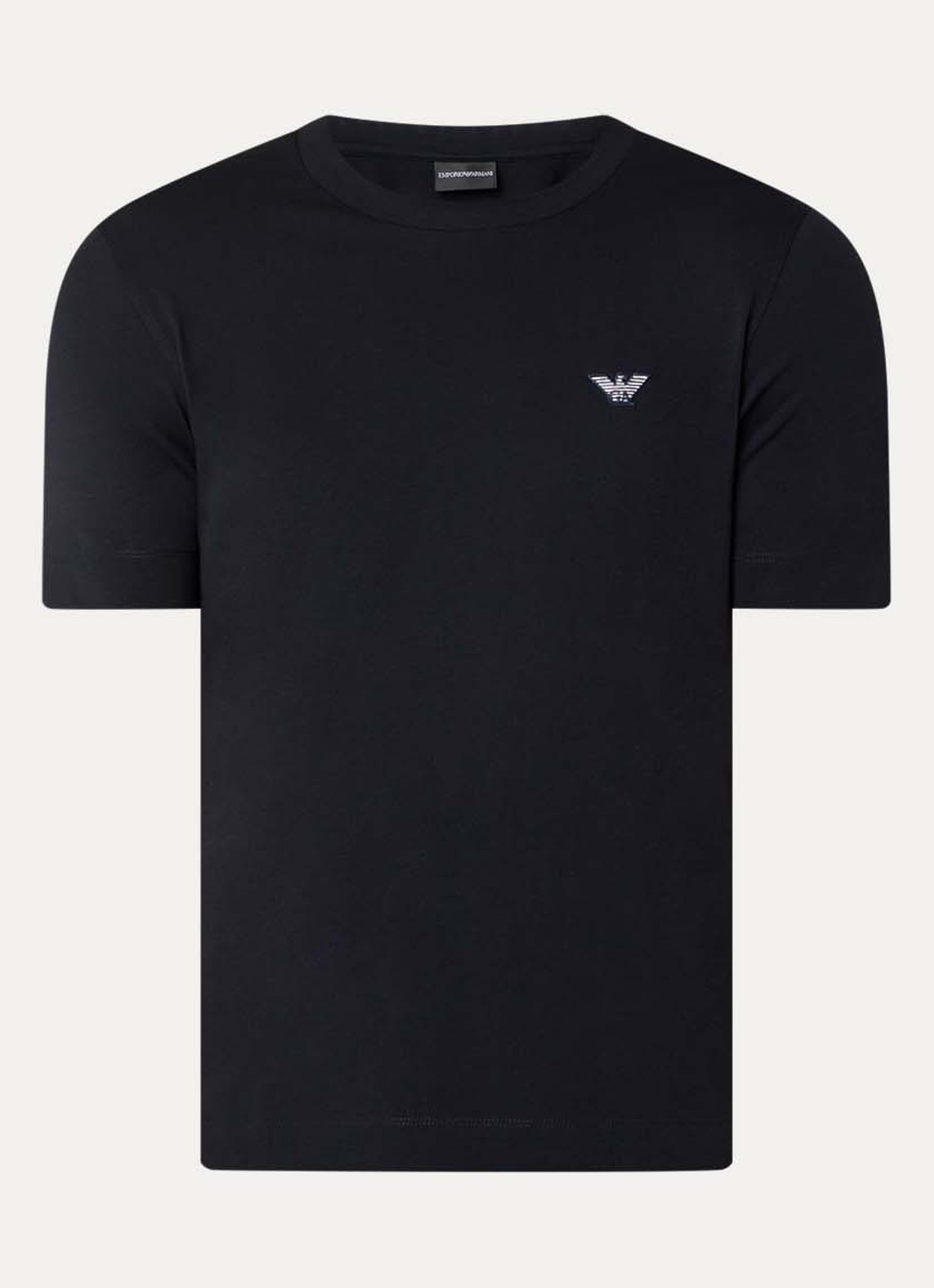 Armani T-shirt met logo - voorkant donkerblauw