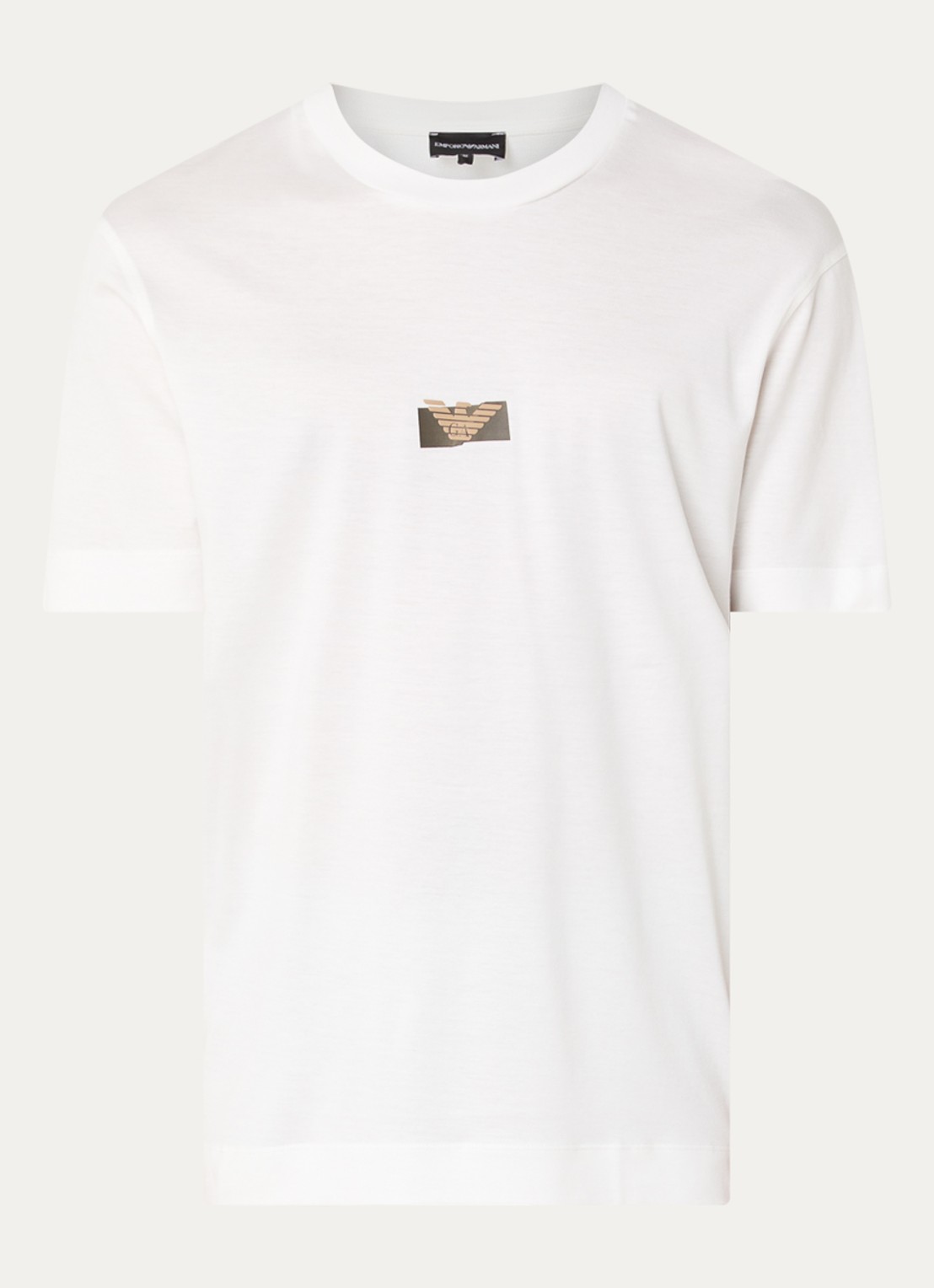 Armani T-shirt met logo - voorkant wit