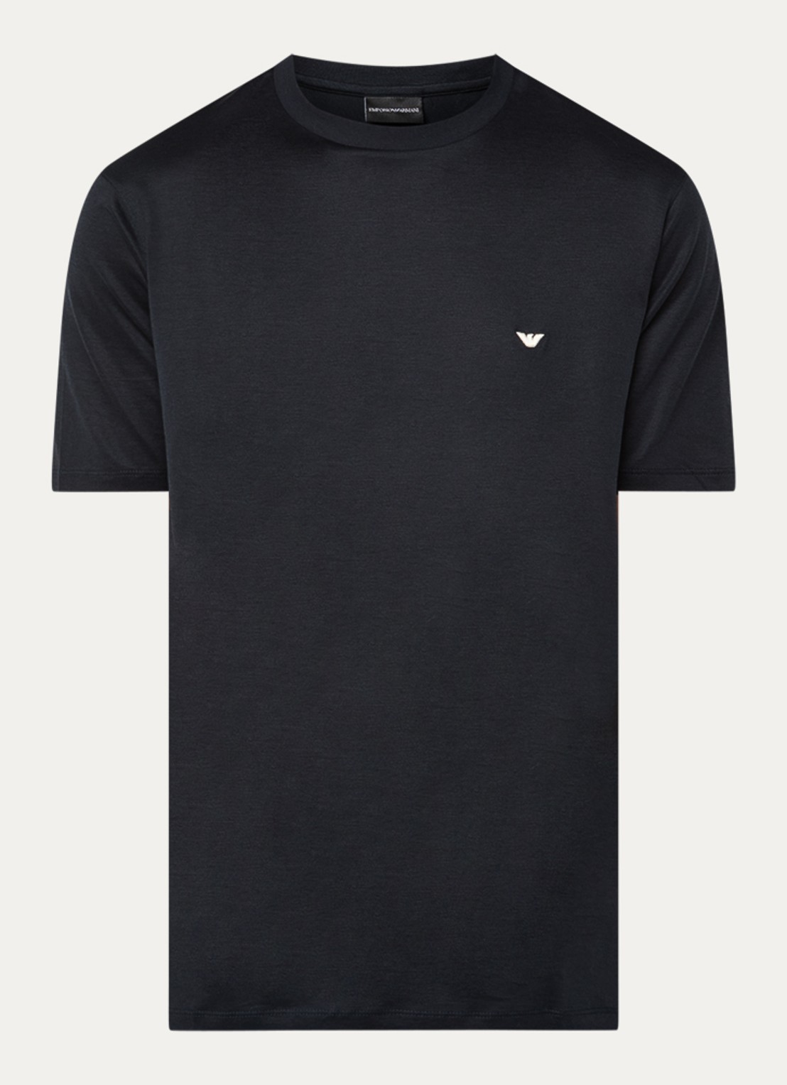 Armani T-shirt met logo - voorkant 3 donkerblauw