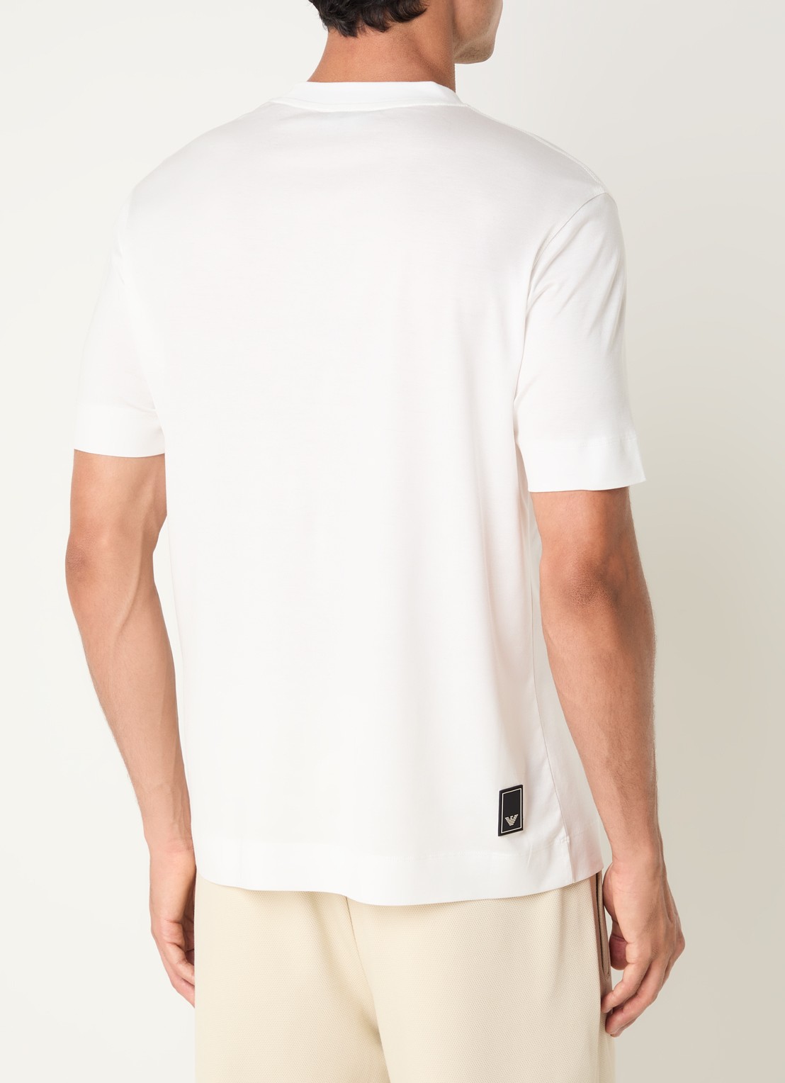 Armani T-shirt met logo - achterkant wit