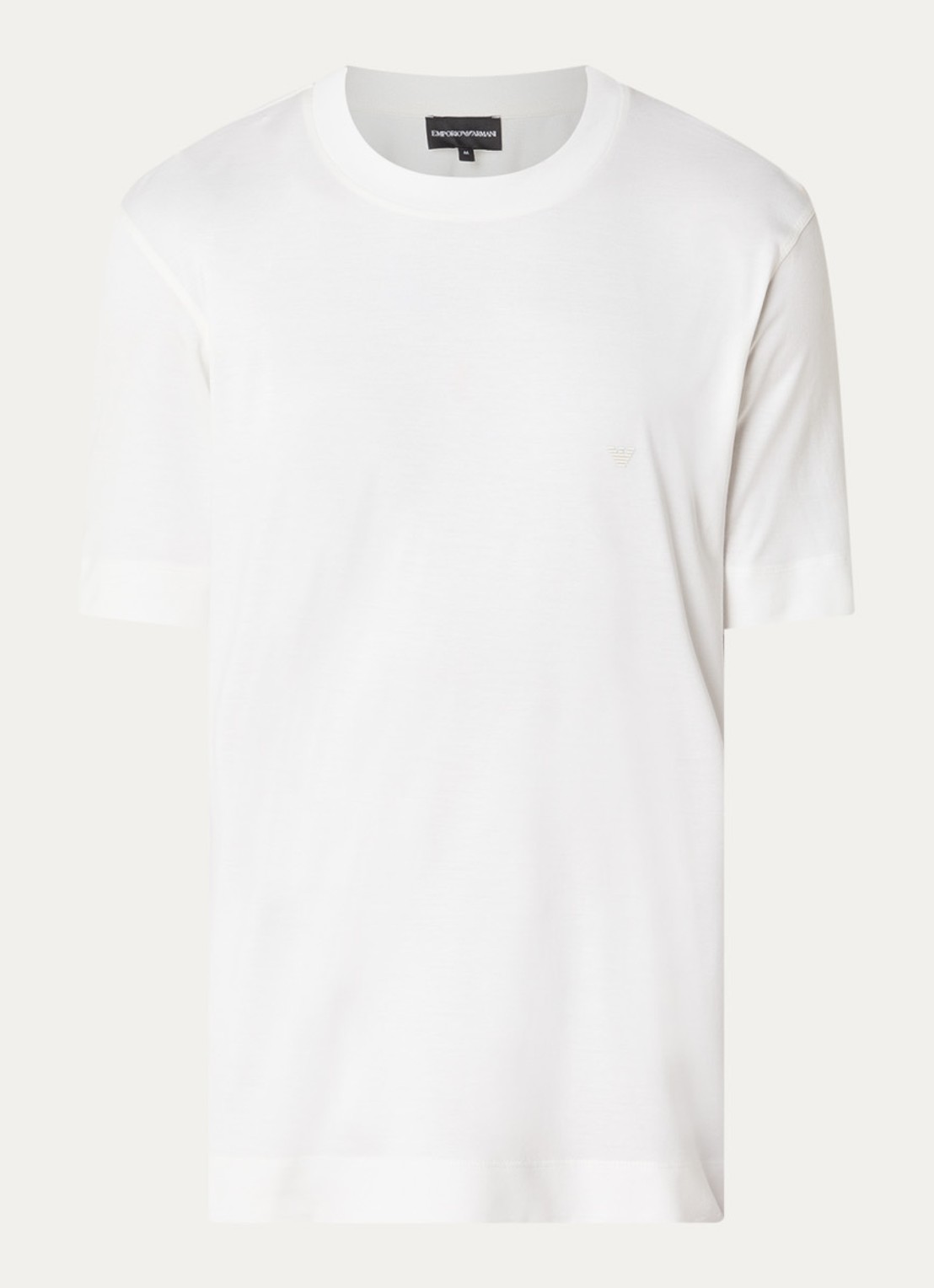 Armani T-shirt met logo - voorkant 2 wit