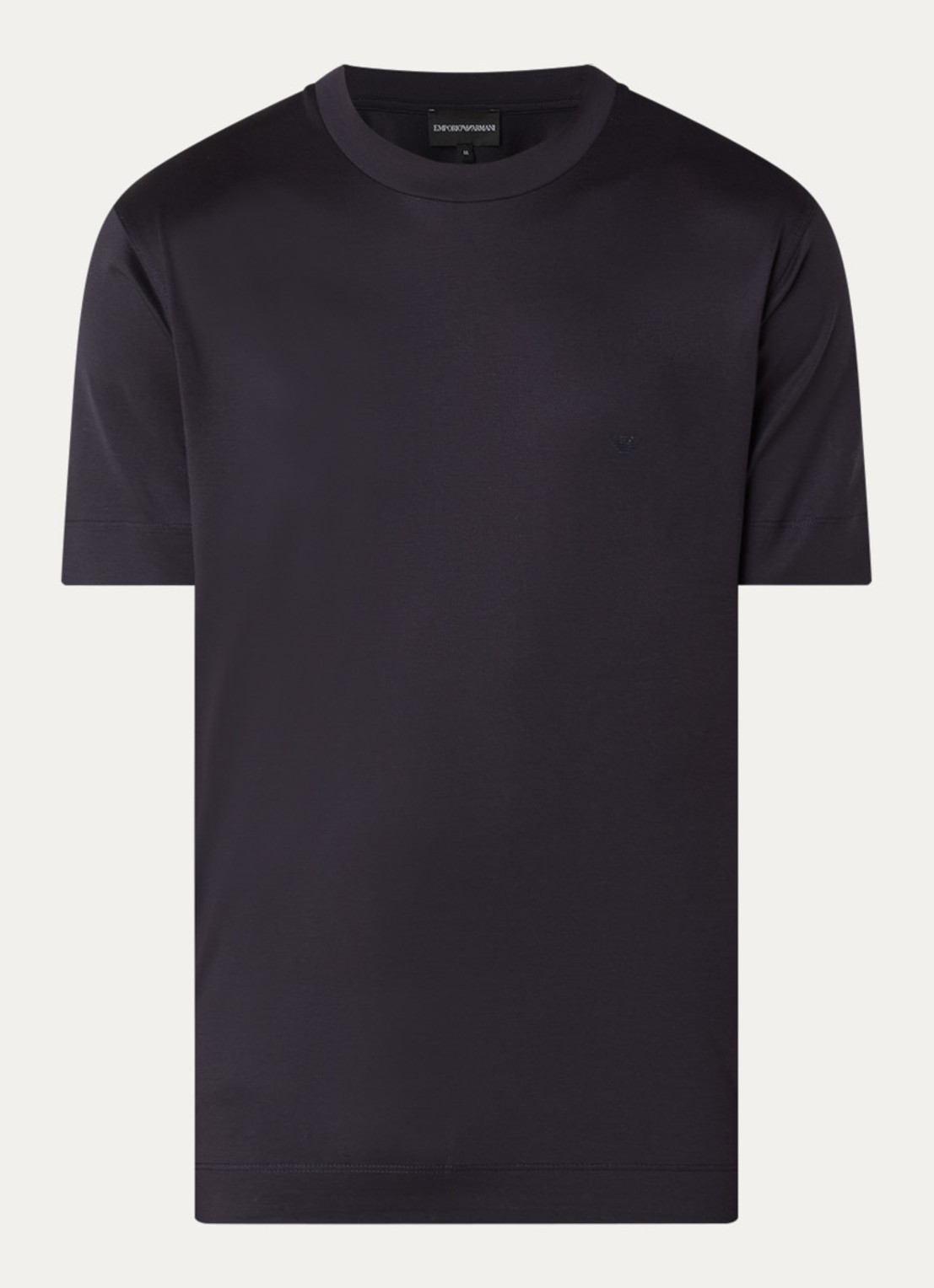 Armani T-shirt met logo - voorkant 2 donkerblauw