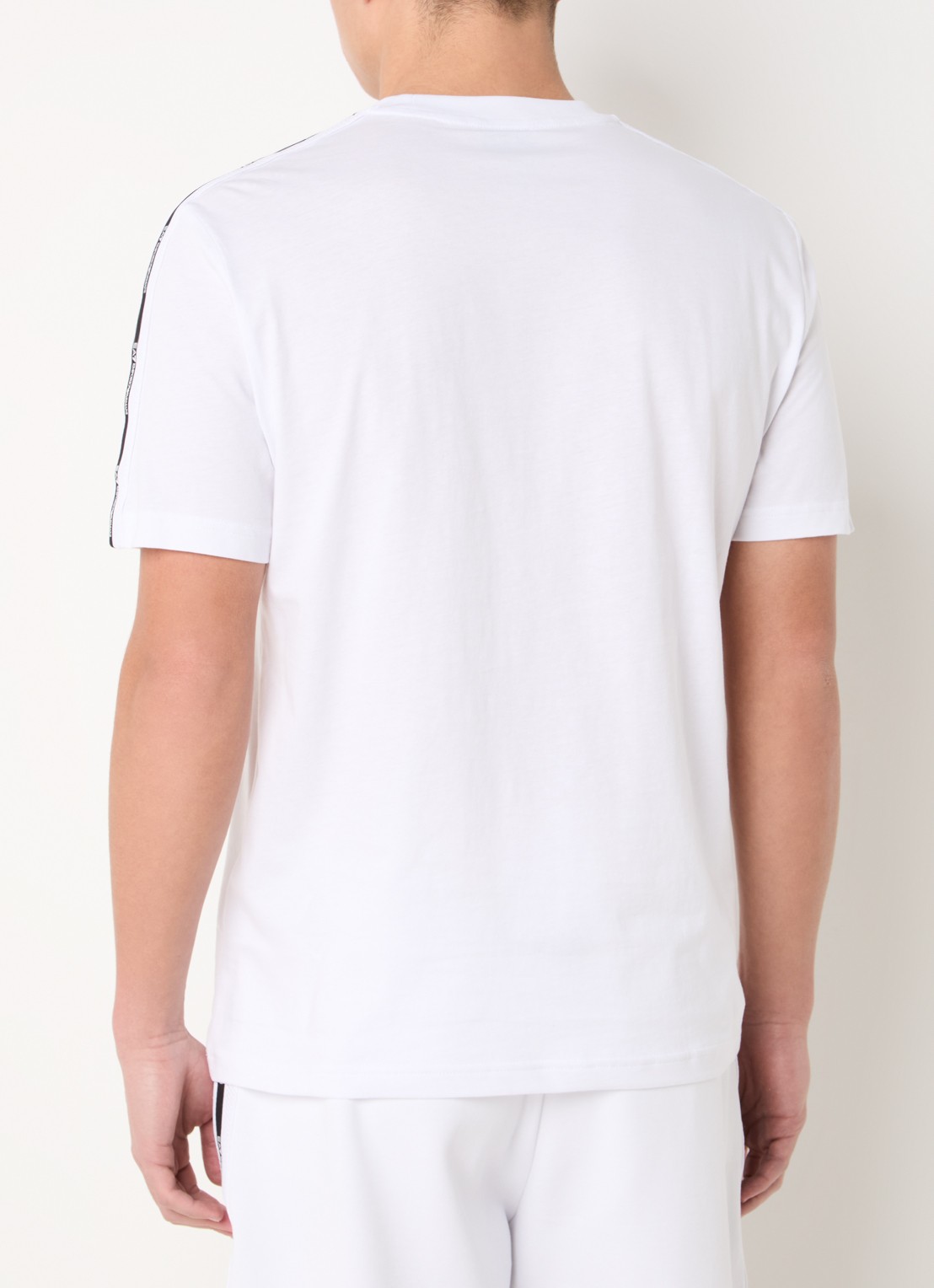 Armani T-shirt met logoband - achterkant 3 wit