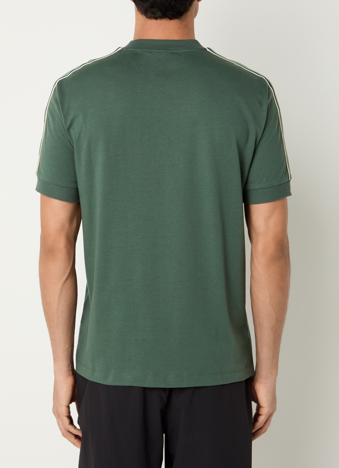 Armani T-shirt met logoborduring - achterkant 3 groen