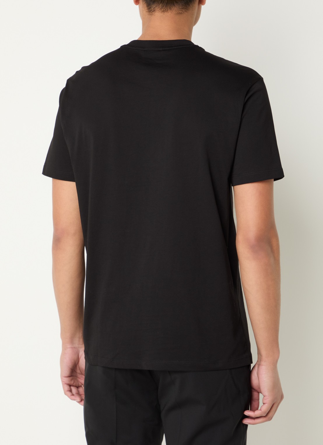 Armani T-shirt met logoprint - achterkant 4 black-uc001