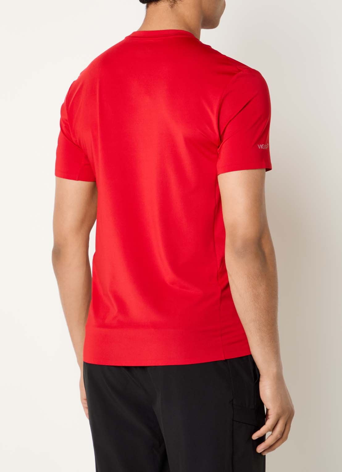 Armani T-shirt met logoprint - achterkant 4 rood