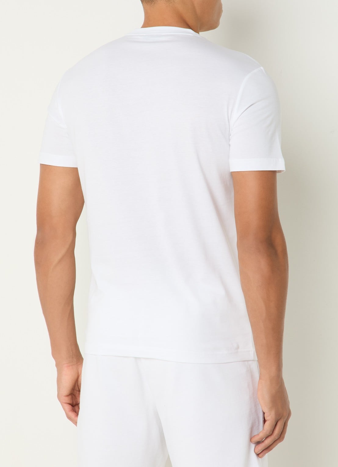Armani T-shirt met logoprint - achterkant 2 wit