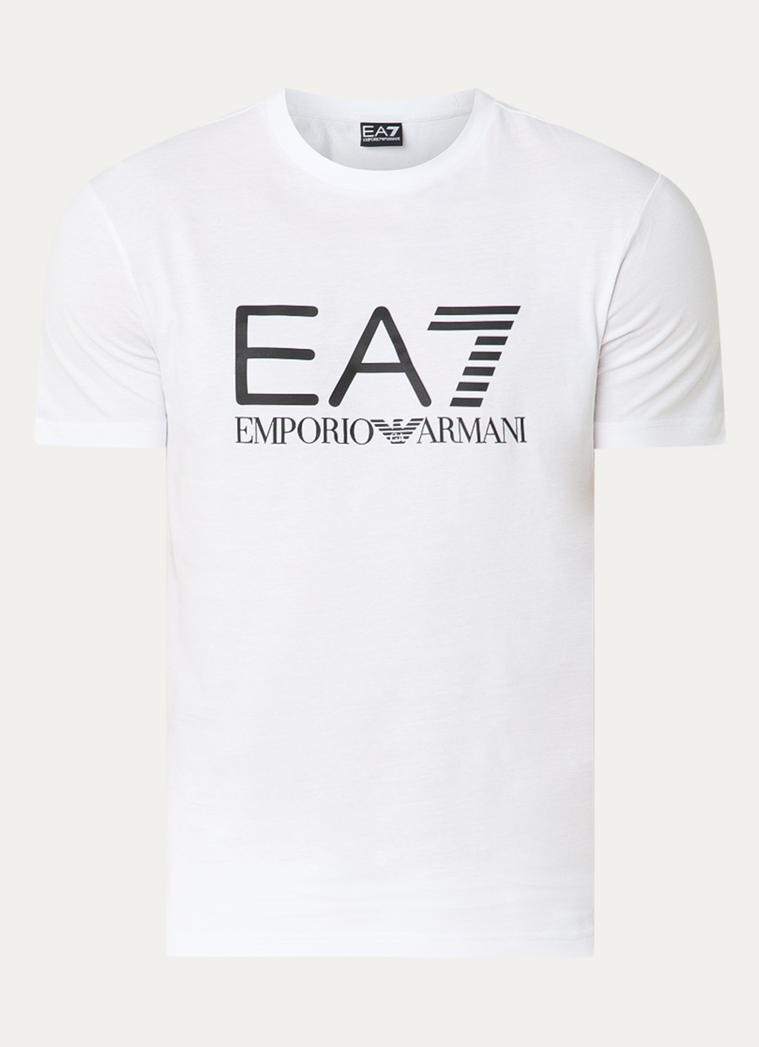Armani T-shirt met logoprint - voorkant 3 wit