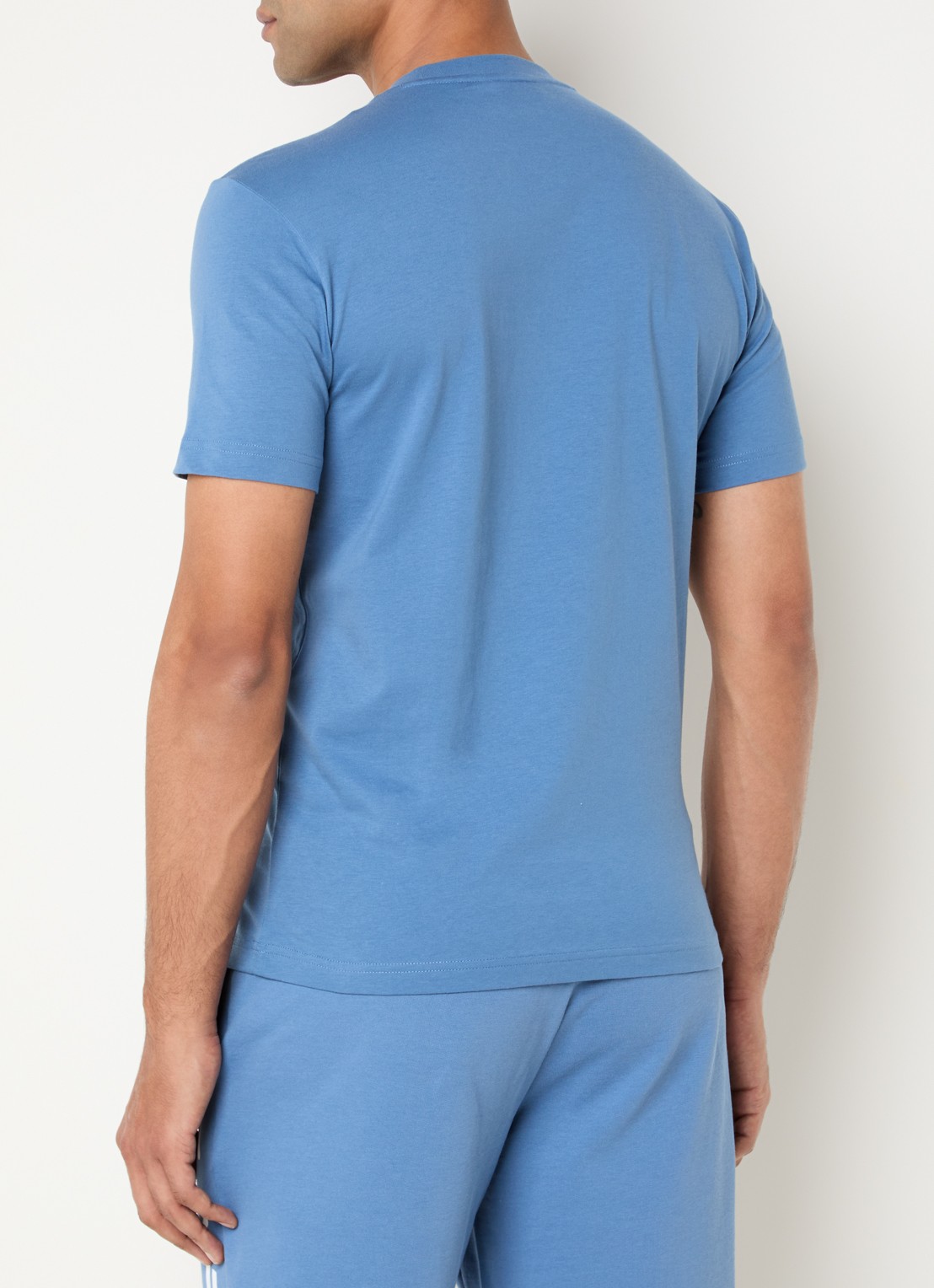 Armani T-shirt met logoprint - achterkant 4 staalblauw