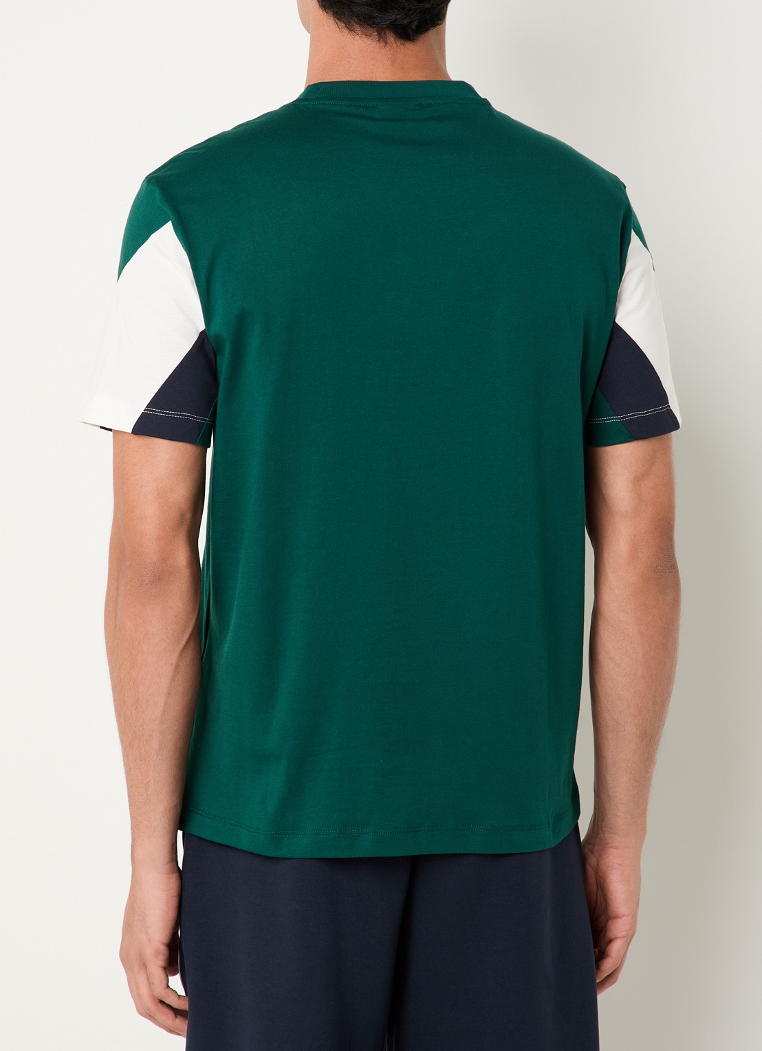 Armani T-shirt met logoprint - achterkant 4 groen