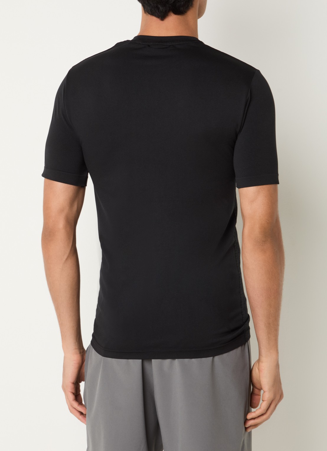Armani T-shirt met logoprint - achterkant 2 zwart
