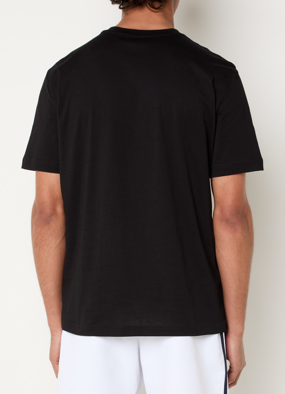 Armani T-shirt met logoprint - achterkant 2 zwart