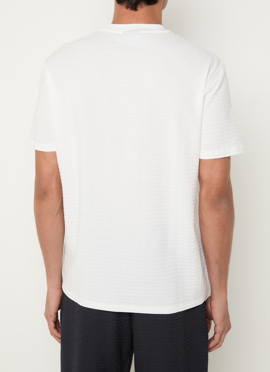 Armani T-shirt met logoprint - achterkant 3 wit