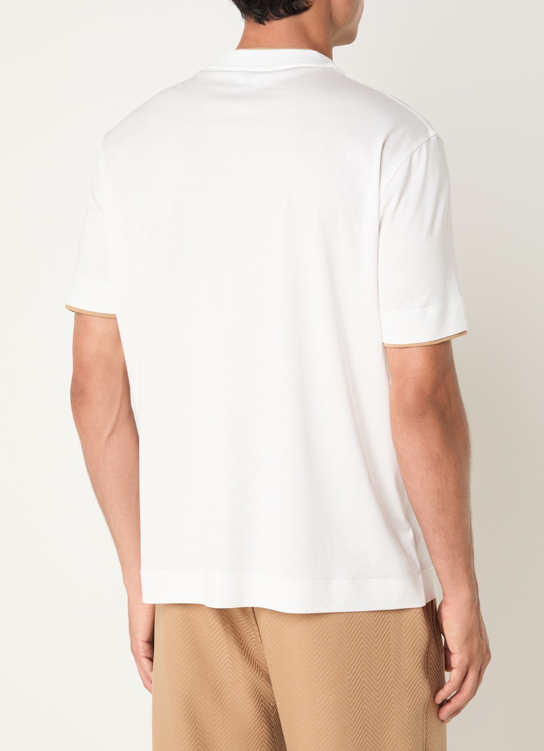 Armani T-shirt met logoprint - achterkant 2 wit