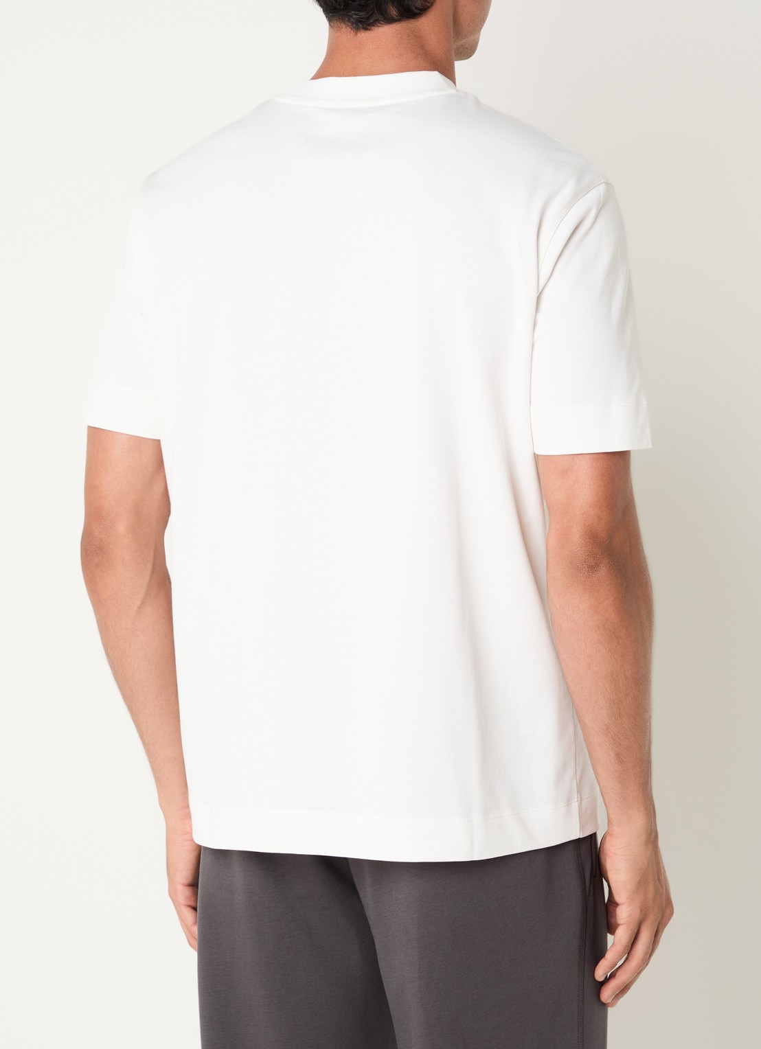 Armani T-shirt met logoprint - achterkant 3 wit