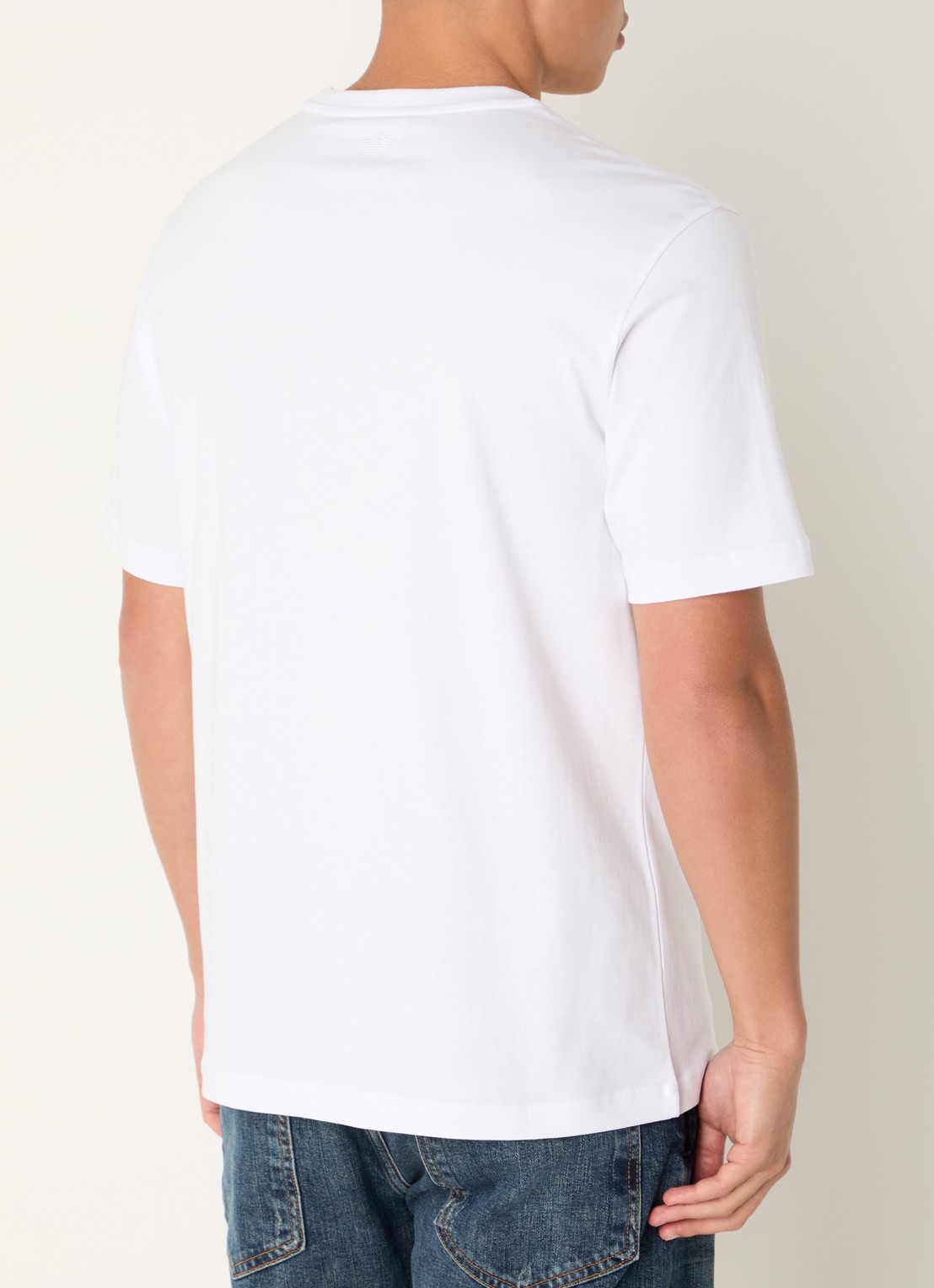 Armani T-shirt met logoprint - achterkant 4 wit