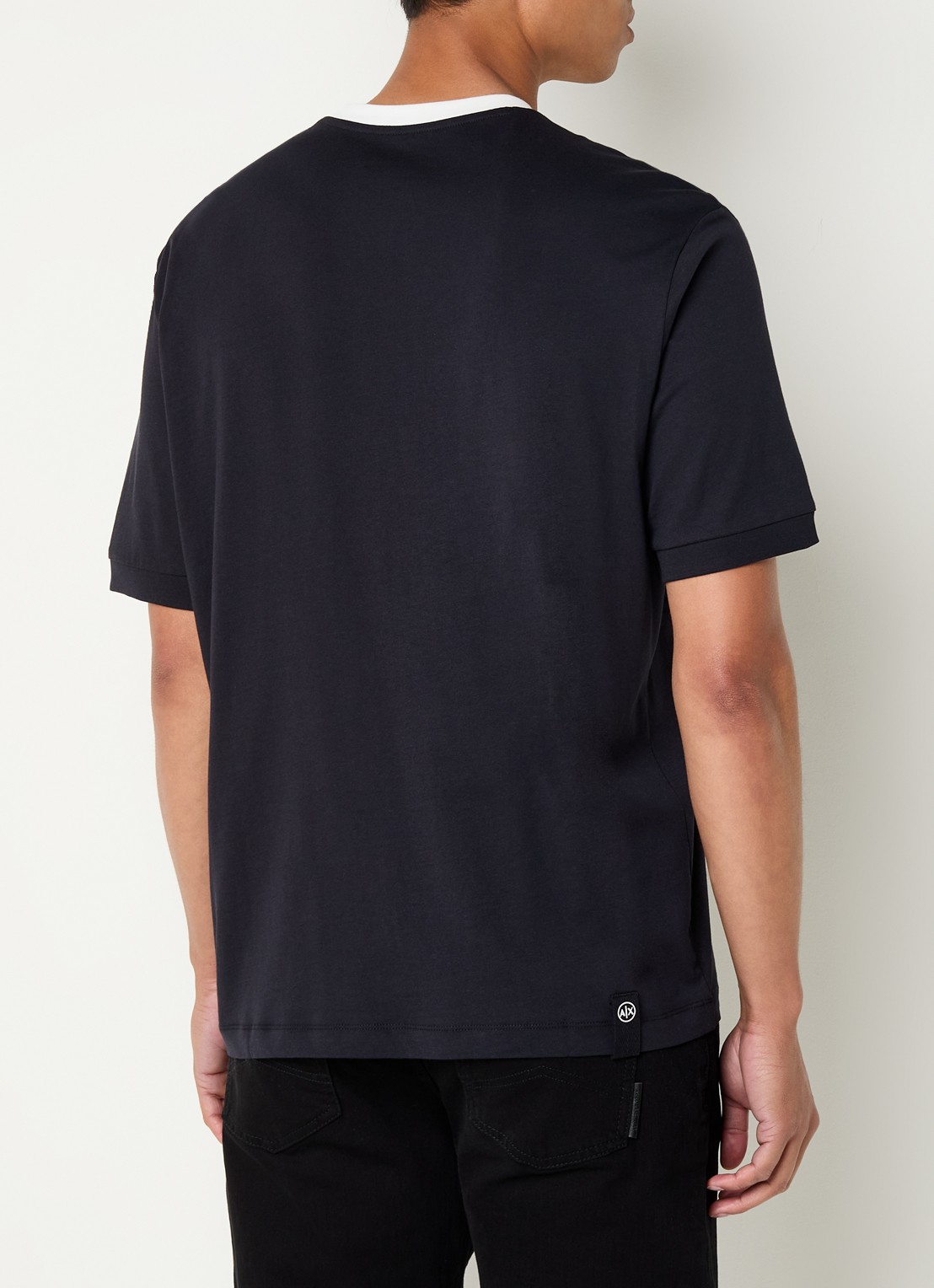 Armani T-shirt met print - achterkant 3 donkerblauw