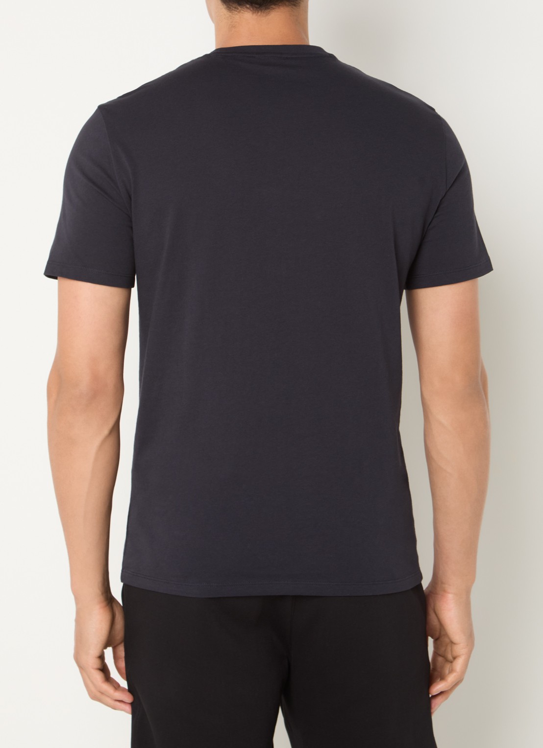 Armani T-shirt met print - achterkant 4 donkerblauw