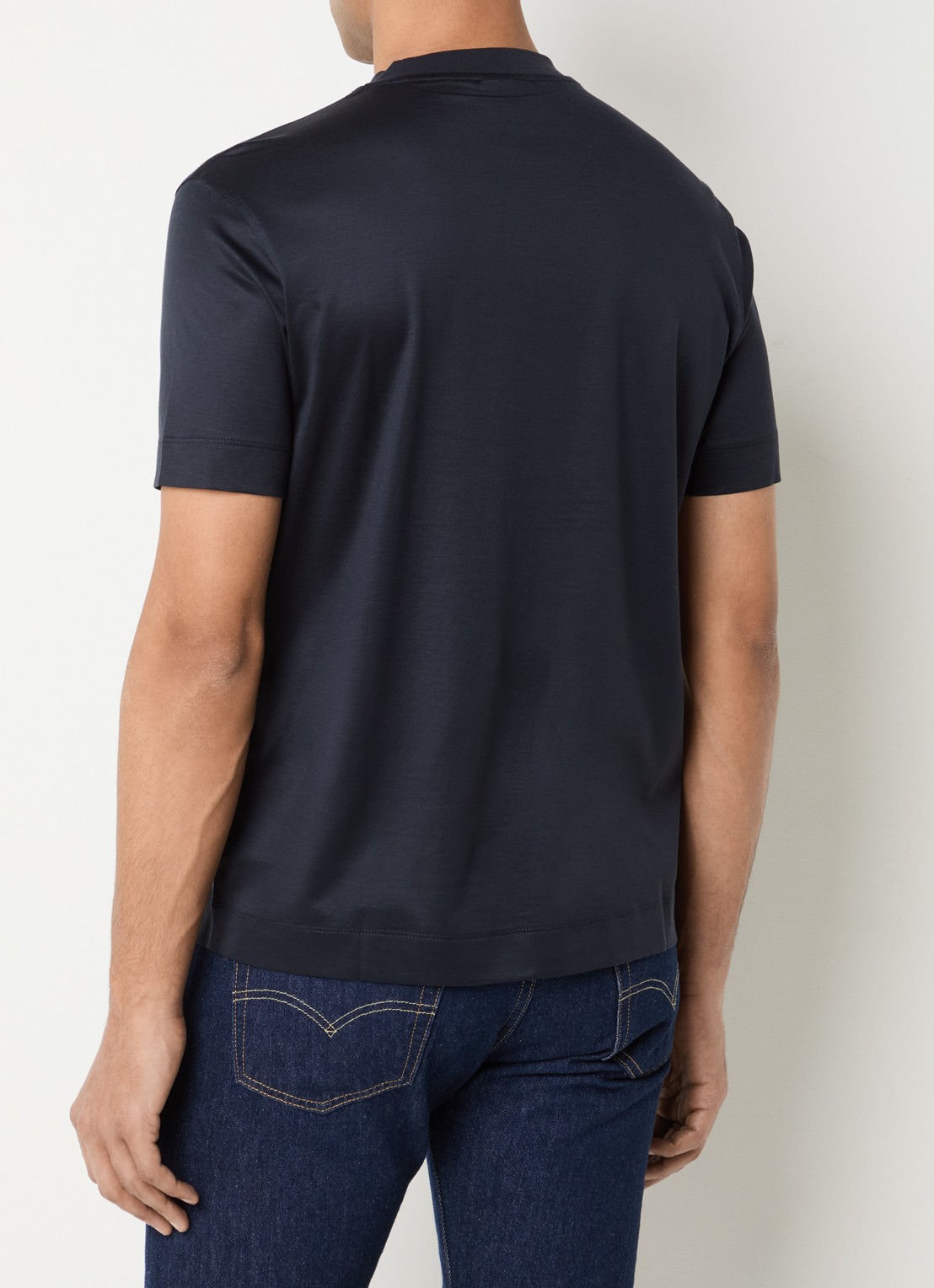 Armani T-shirt met print - achterkant 3 blauw