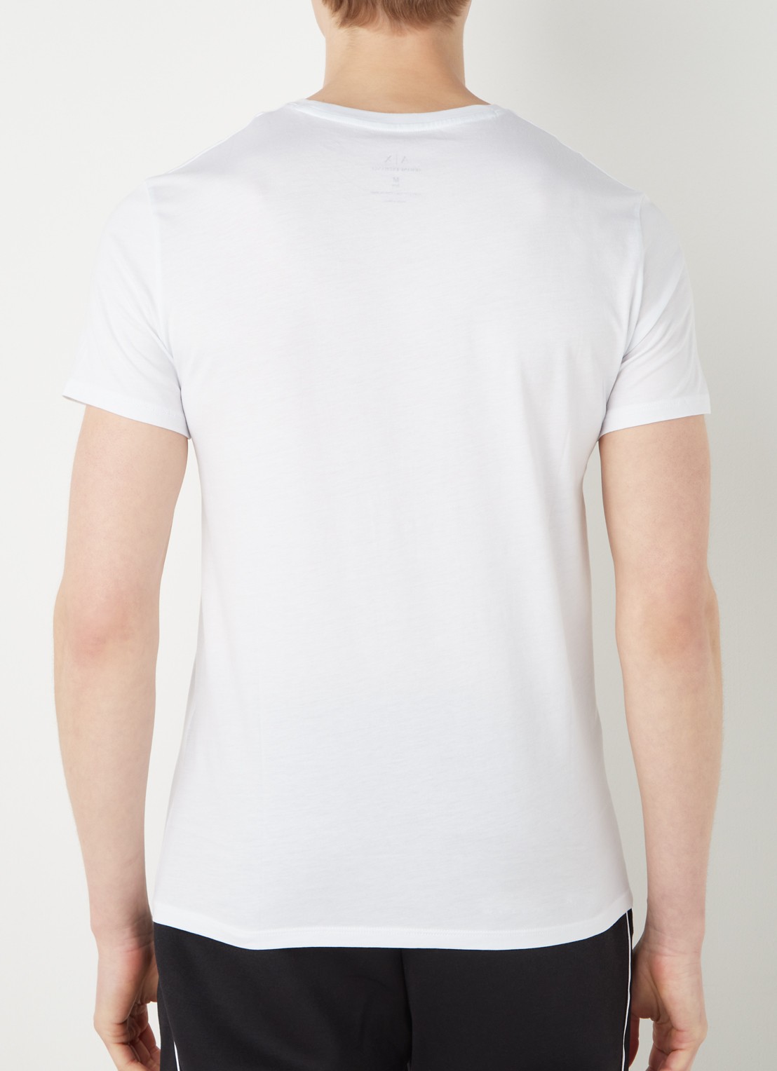 Armani T-shirt met ronde hals - achterkant 4 wit