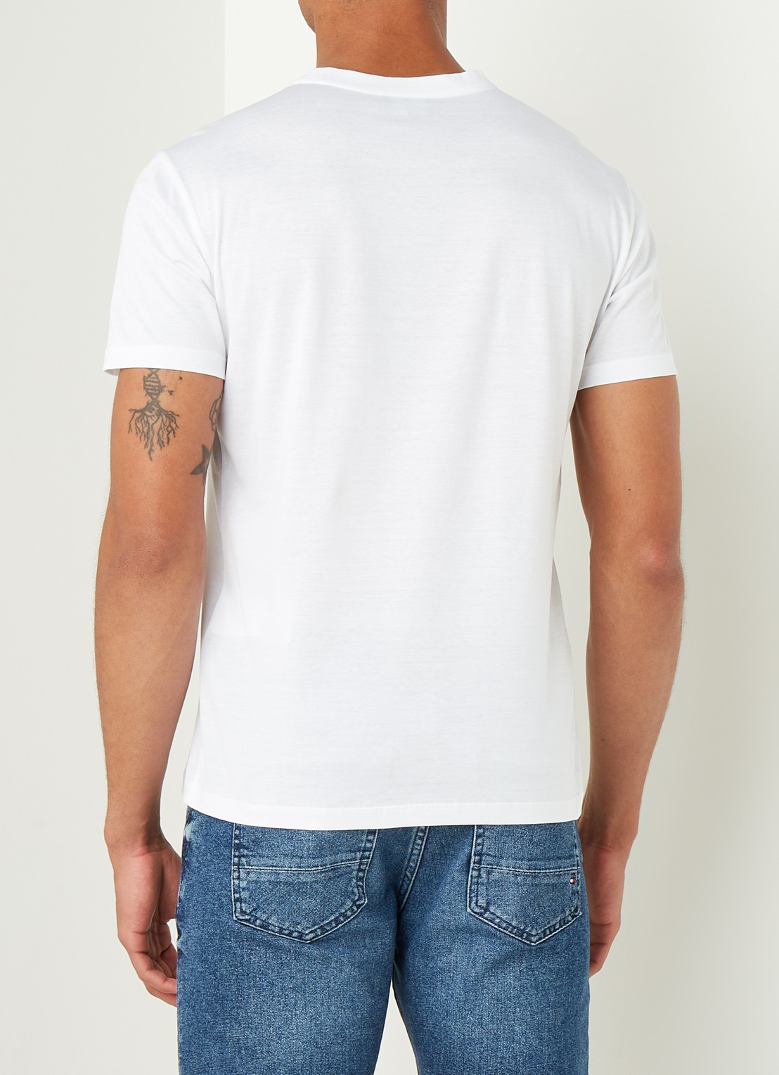 Armani T-shirt met ronde hals - achterkant 3 wit