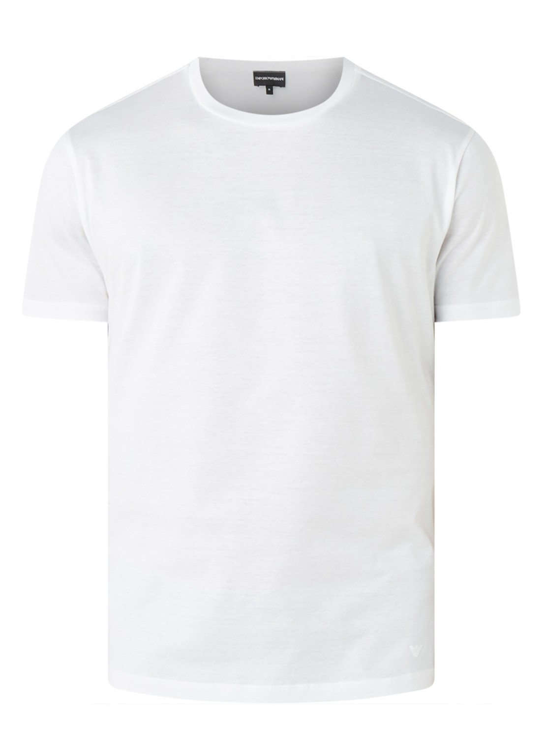 Armani T-shirt met ronde hals - voorkant wit