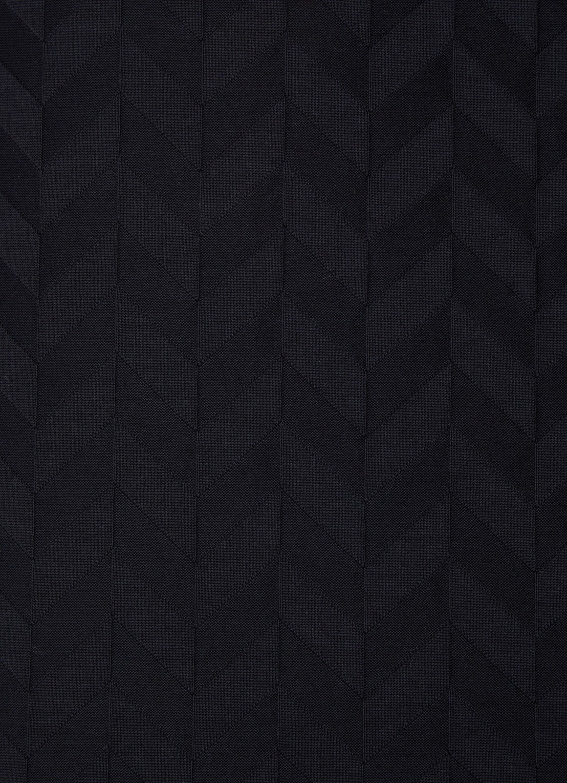 Armani T-shirt met structuur en stretch - detail 4 donkerblauw