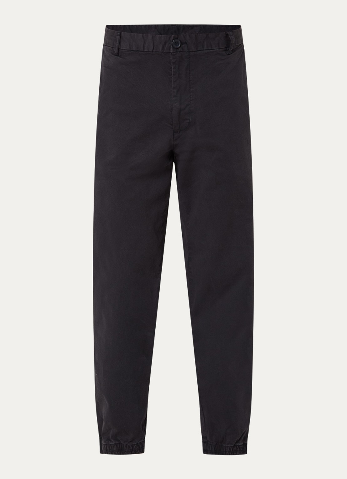 Armani Tapered fit broek met steekzakken - voorkant 2 donkerblauw
