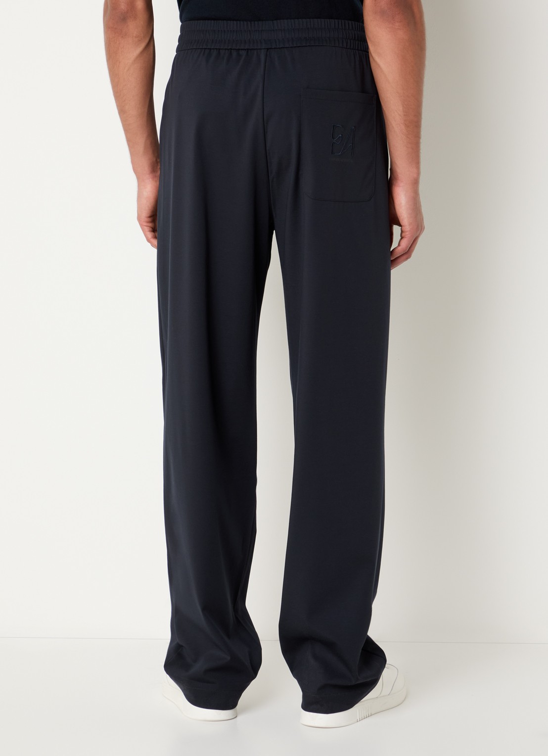 Armani Tapered fit joggingbroek met steekzakken - achterkant 5 donkerblauw