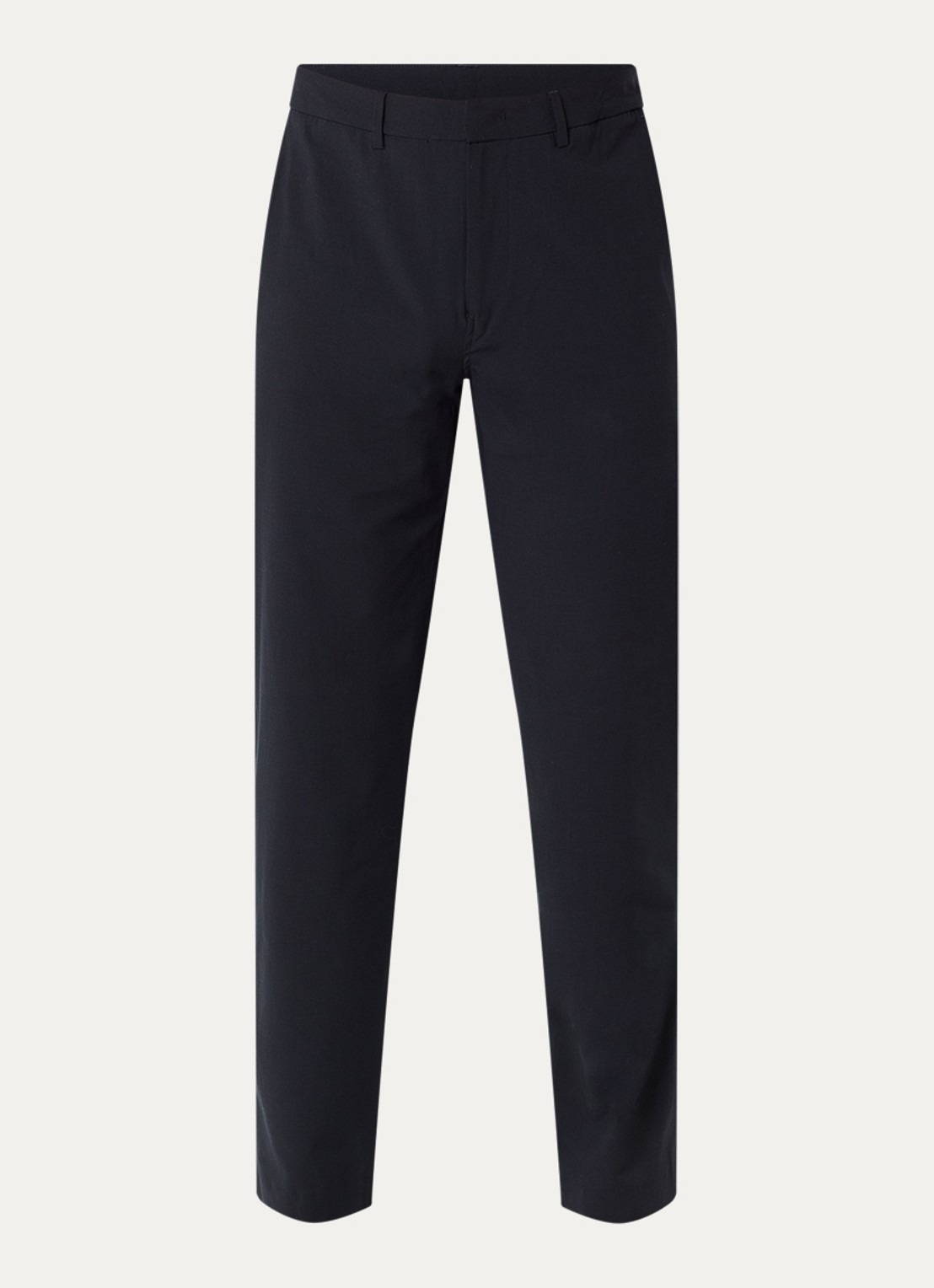 Armani Tapered fit pantalon met steekzakken - voorkant 3 donkerblauw