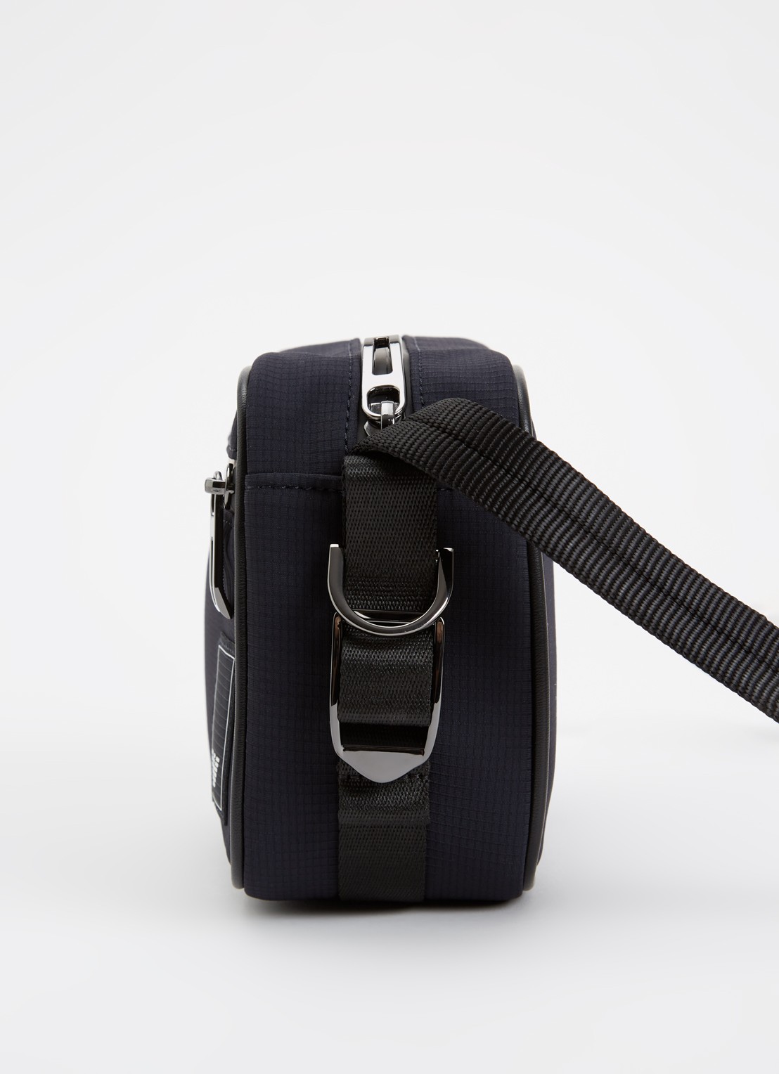 Armani Tech crossbodytas met logo - detail 3 donkerblauw