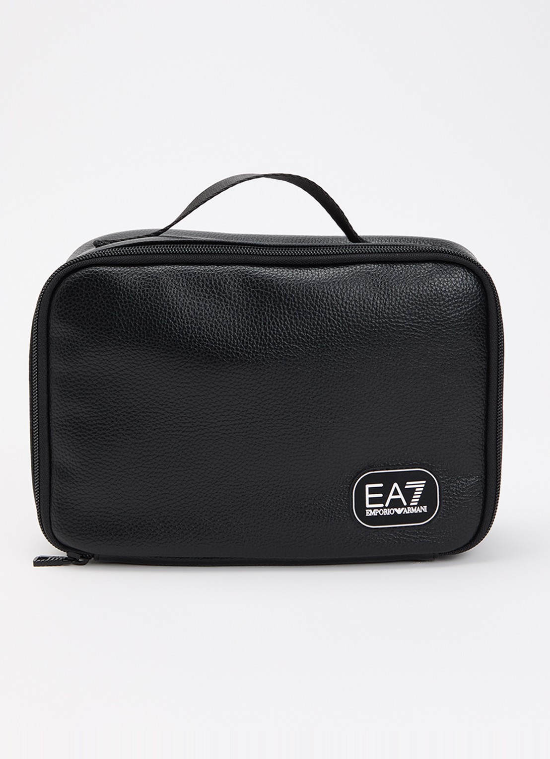 Armani Toilettas met logo - voorkant zwart