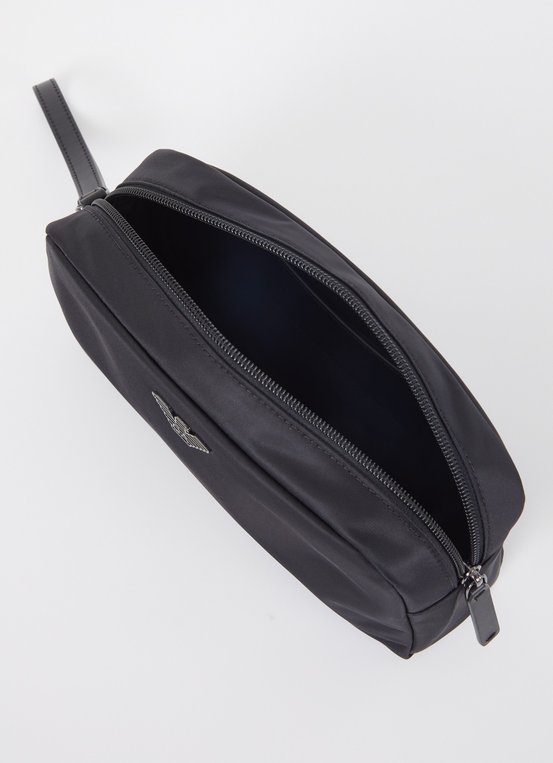 Armani Toilettas met logo - voorkant 2 zwart
