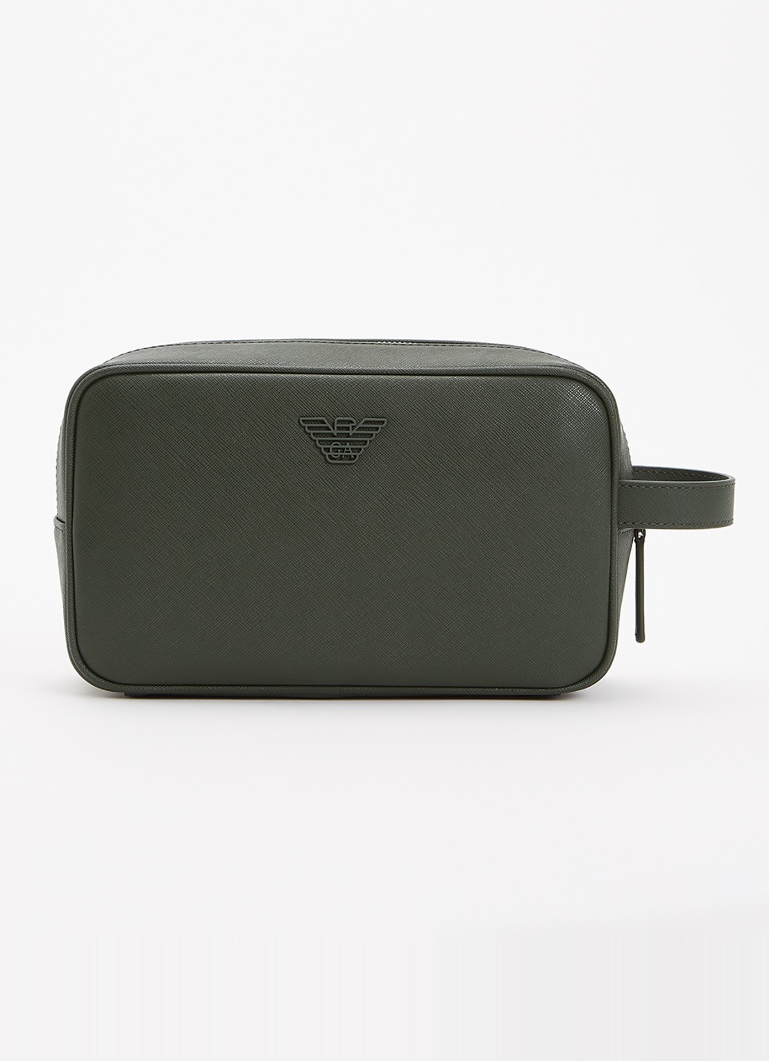 Armani Toilettas met logo - voorkant 2 groen