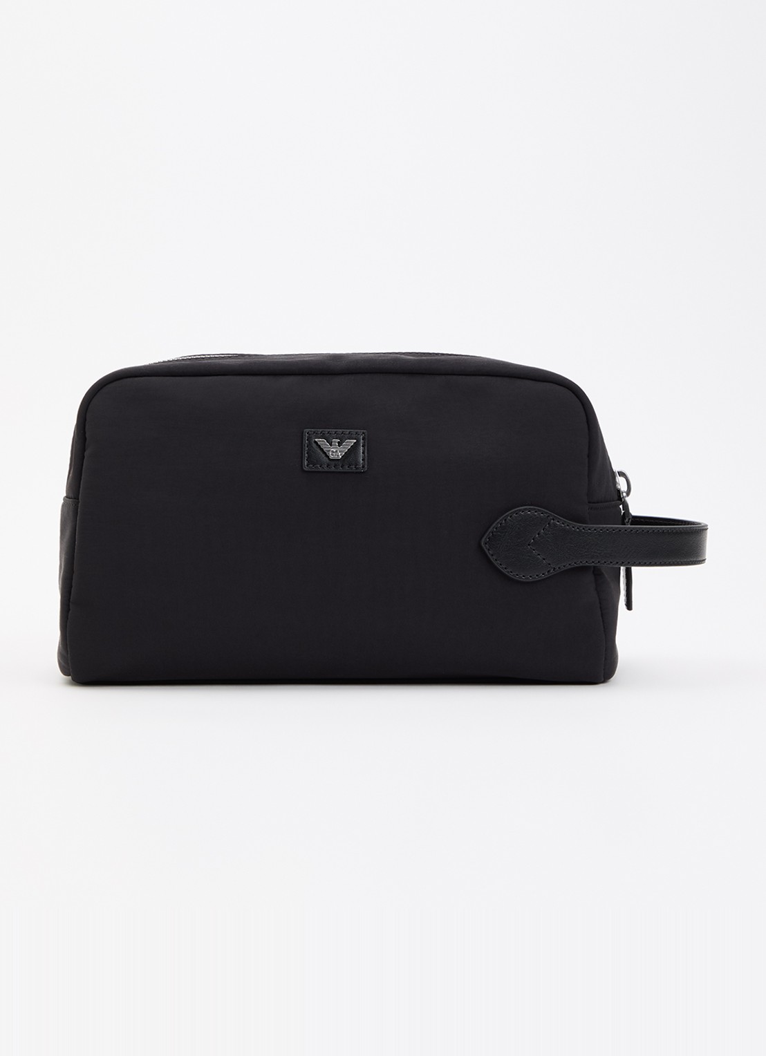 Armani Toilettas met logo - voorkant zwart