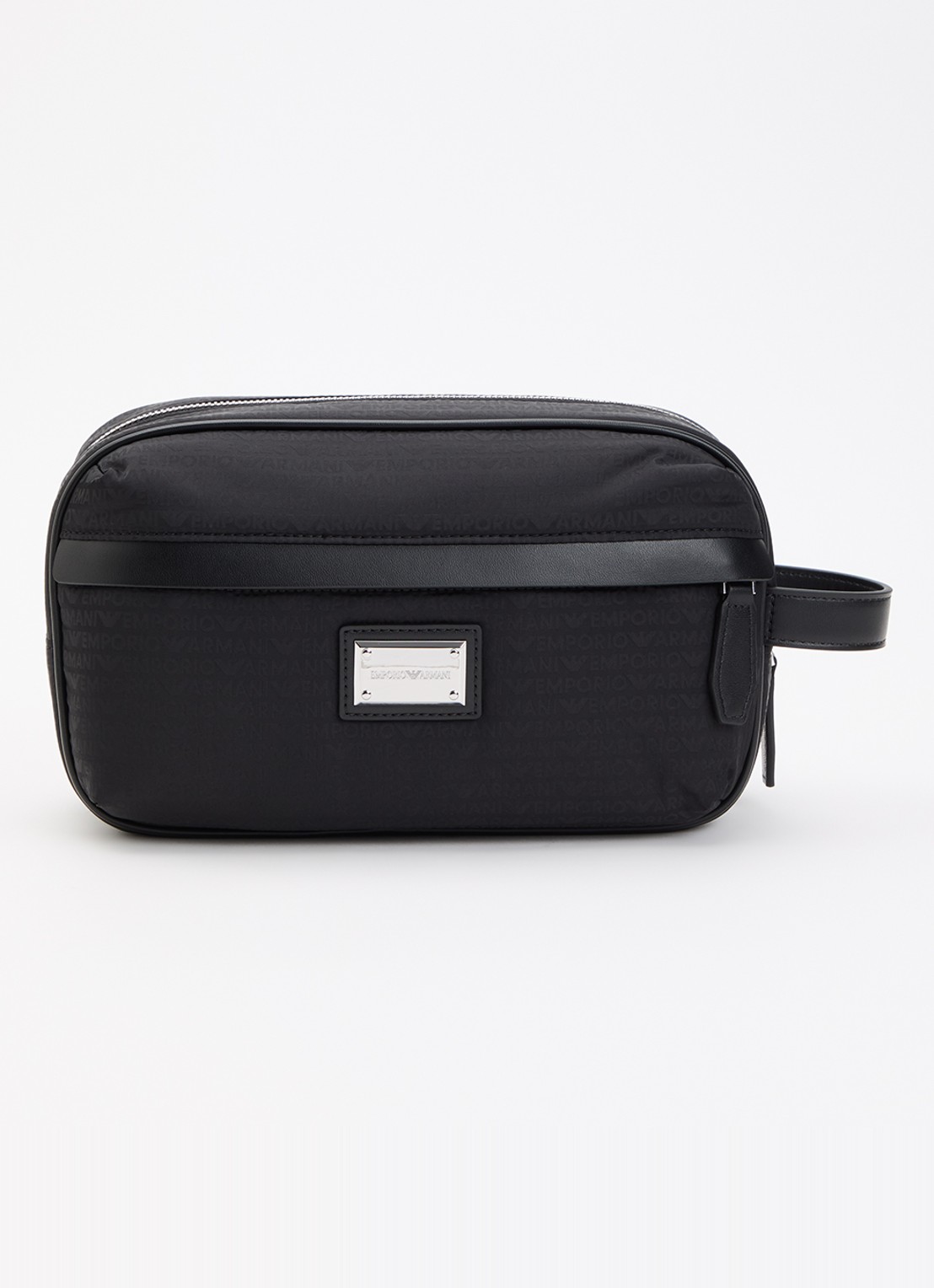 Armani Toillettas met logoprint - voorkant zwart