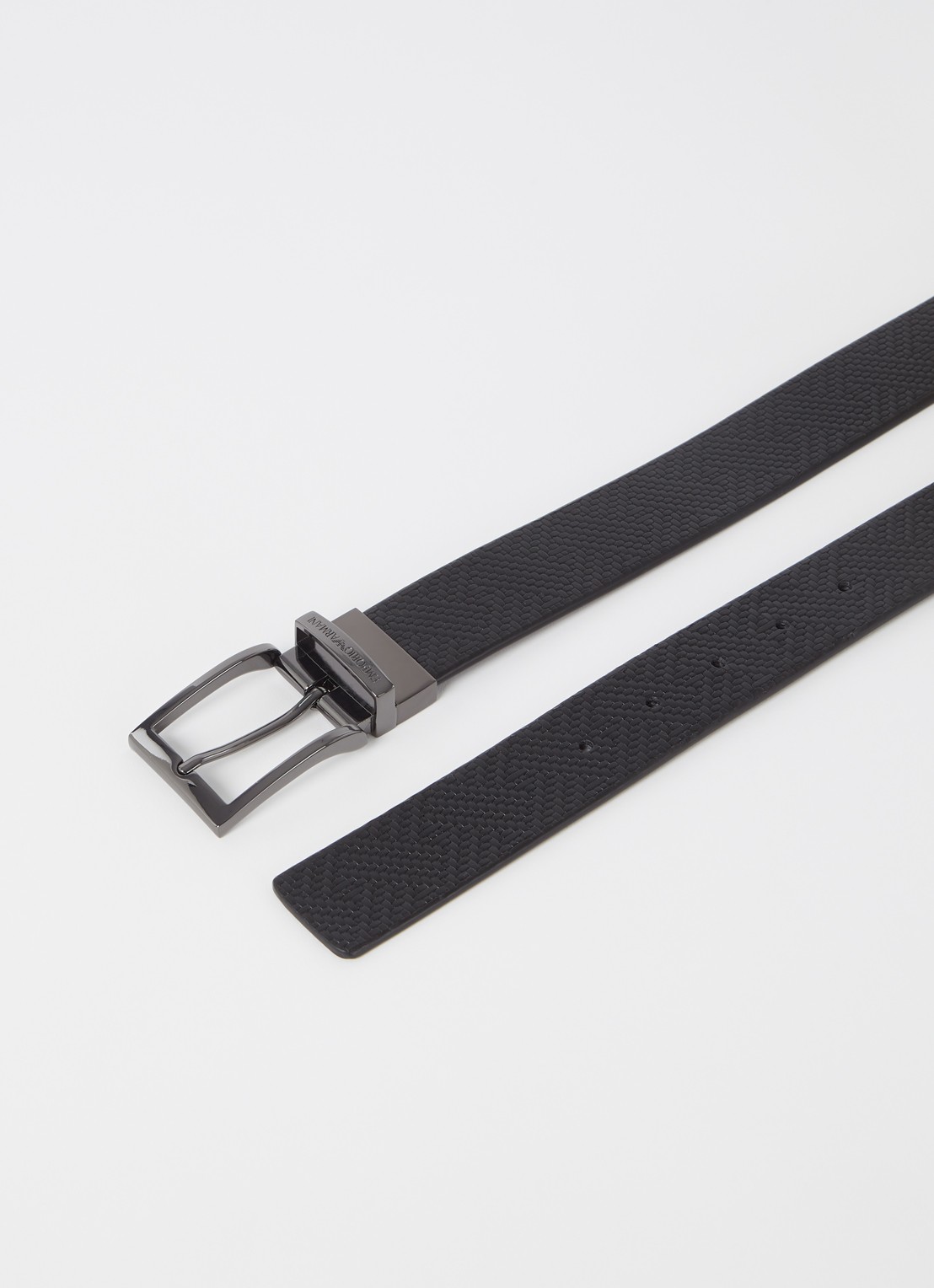 Armani TONGUE BELT - detail 2 zwart