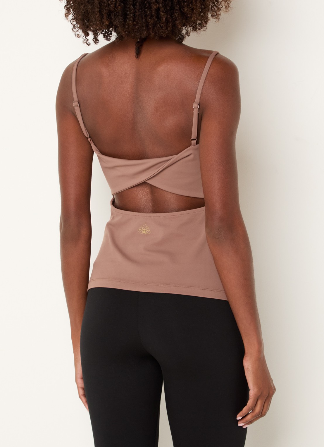Armani Top met logo - achterkant 4 zalmroze