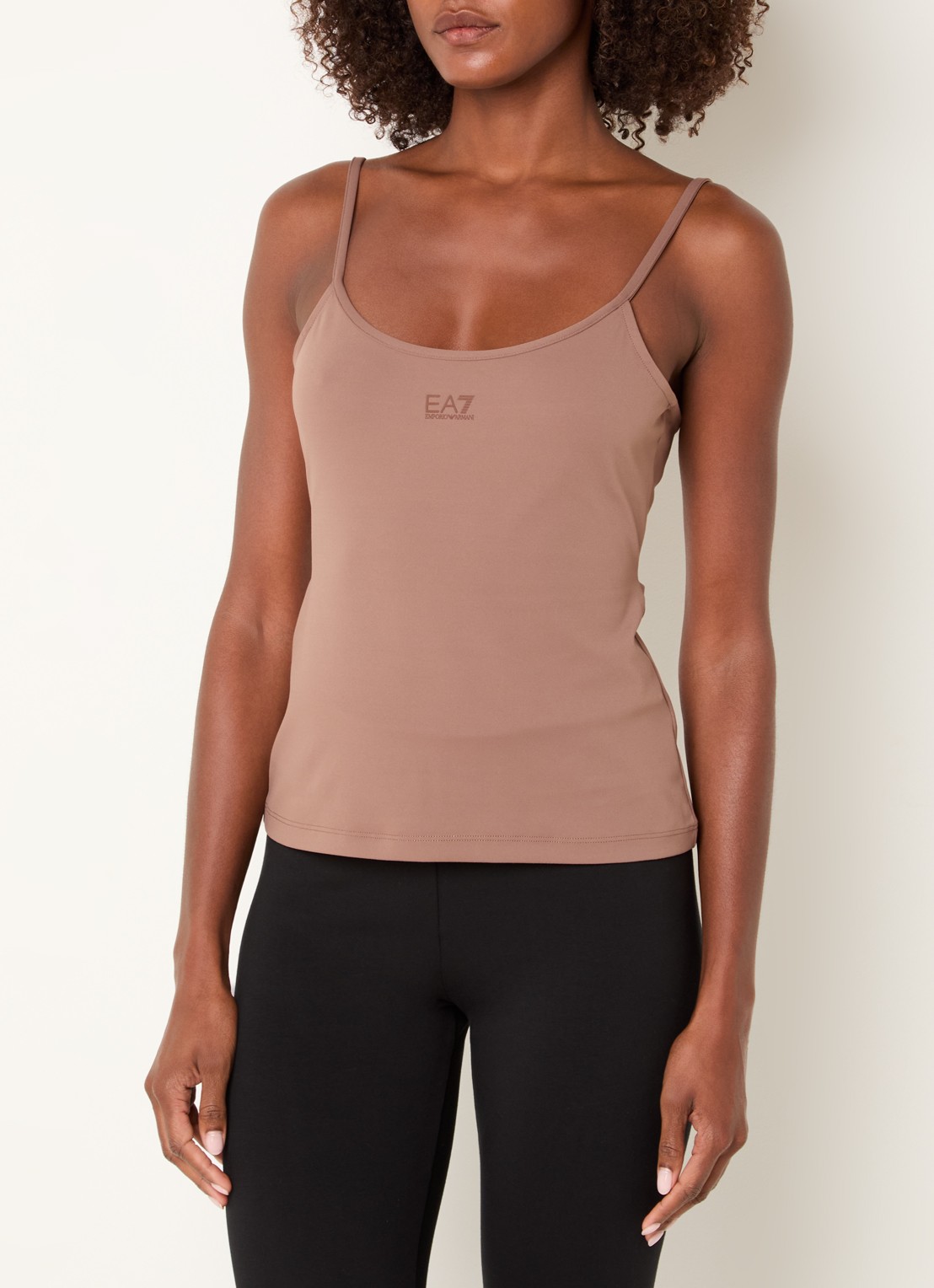 Armani Top met logo - detail 3 zalmroze
