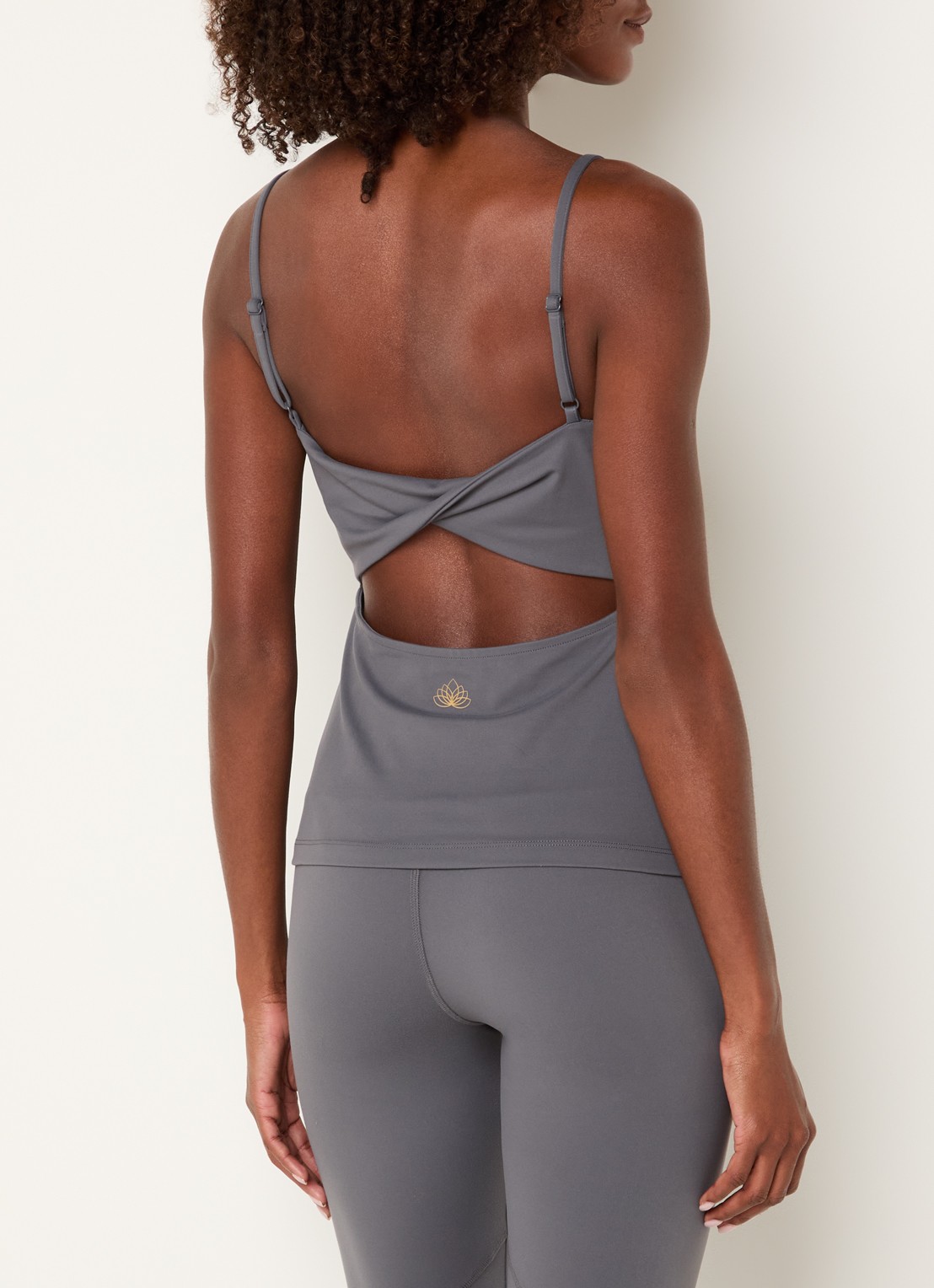 Armani Top met logo - achterkant 3 antraciet