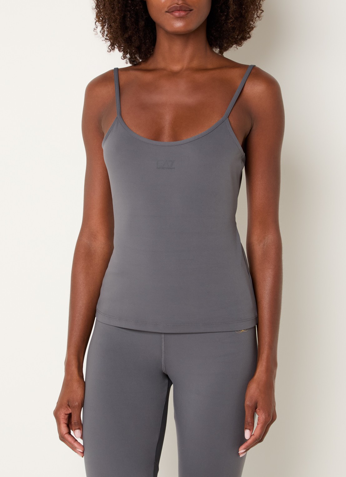 Armani Top met logo - detail 4 antraciet