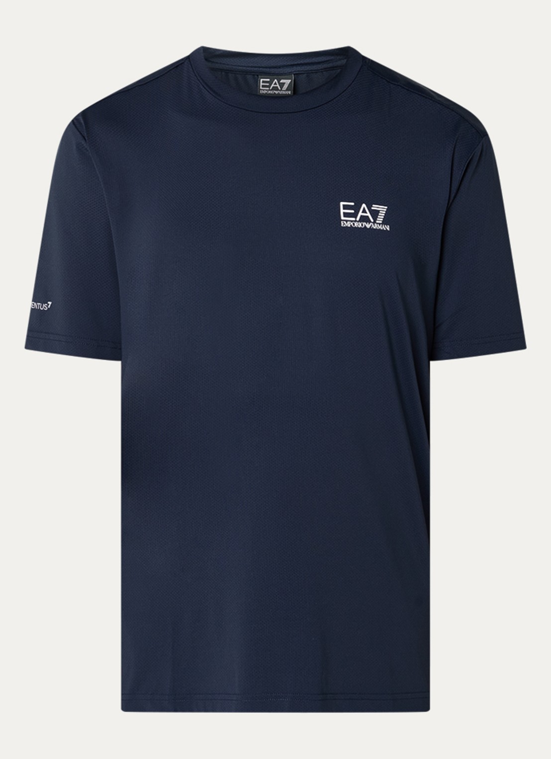 Armani Trainings T-shirt met logo - voorkant 2 donkerblauw