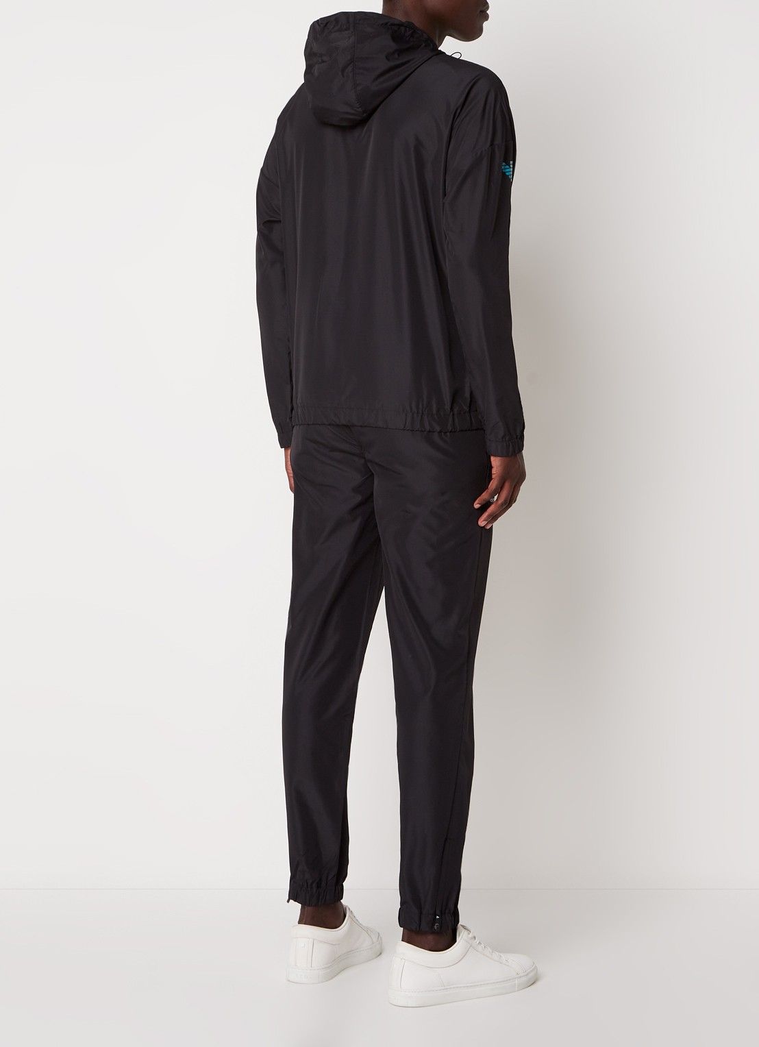 Armani Trainingspak met capuchon en ritszakken - achterkant 4 zwart