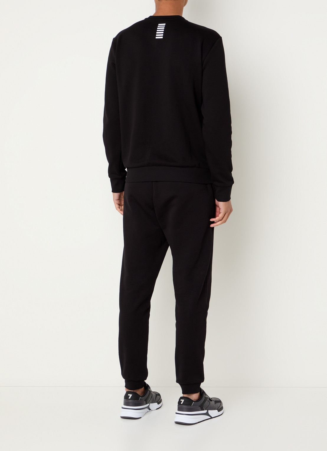 Armani Trainingspak met logo en steekzakken - achterkant 3 zwart