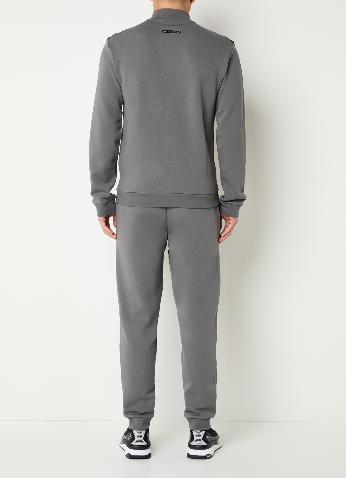 Armani Trainingspak met logo en steekzakken - achterkant 4 grijs