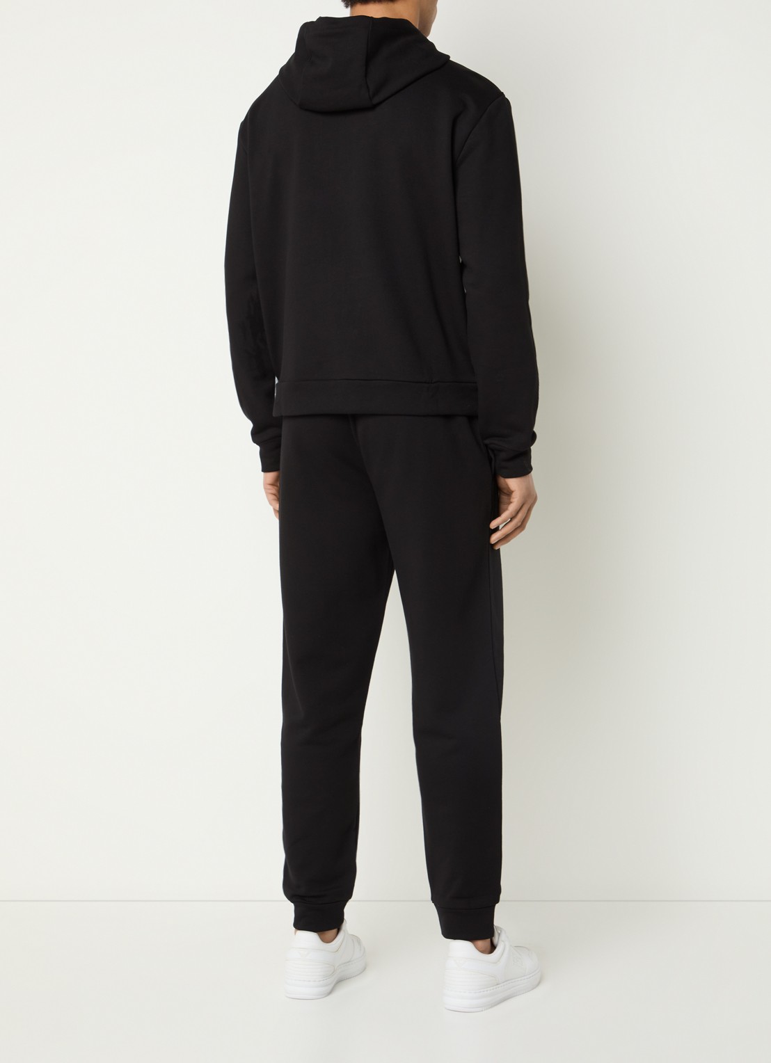 Armani Trainingspak met logo en steekzakken - achterkant 3 zwart