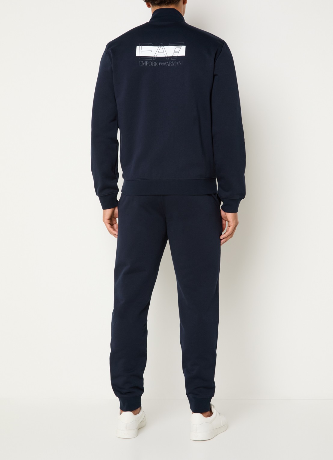 Armani Trainingspak met logo en steekzakken - achterkant 4 donkerblauw