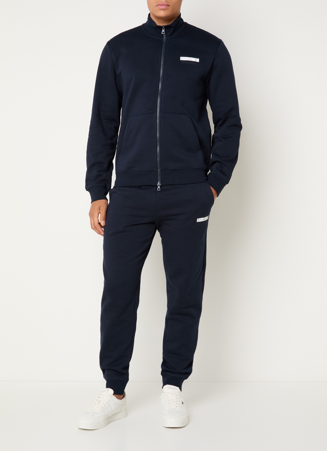 Armani Trainingspak met logo en steekzakken - detail 3 donkerblauw