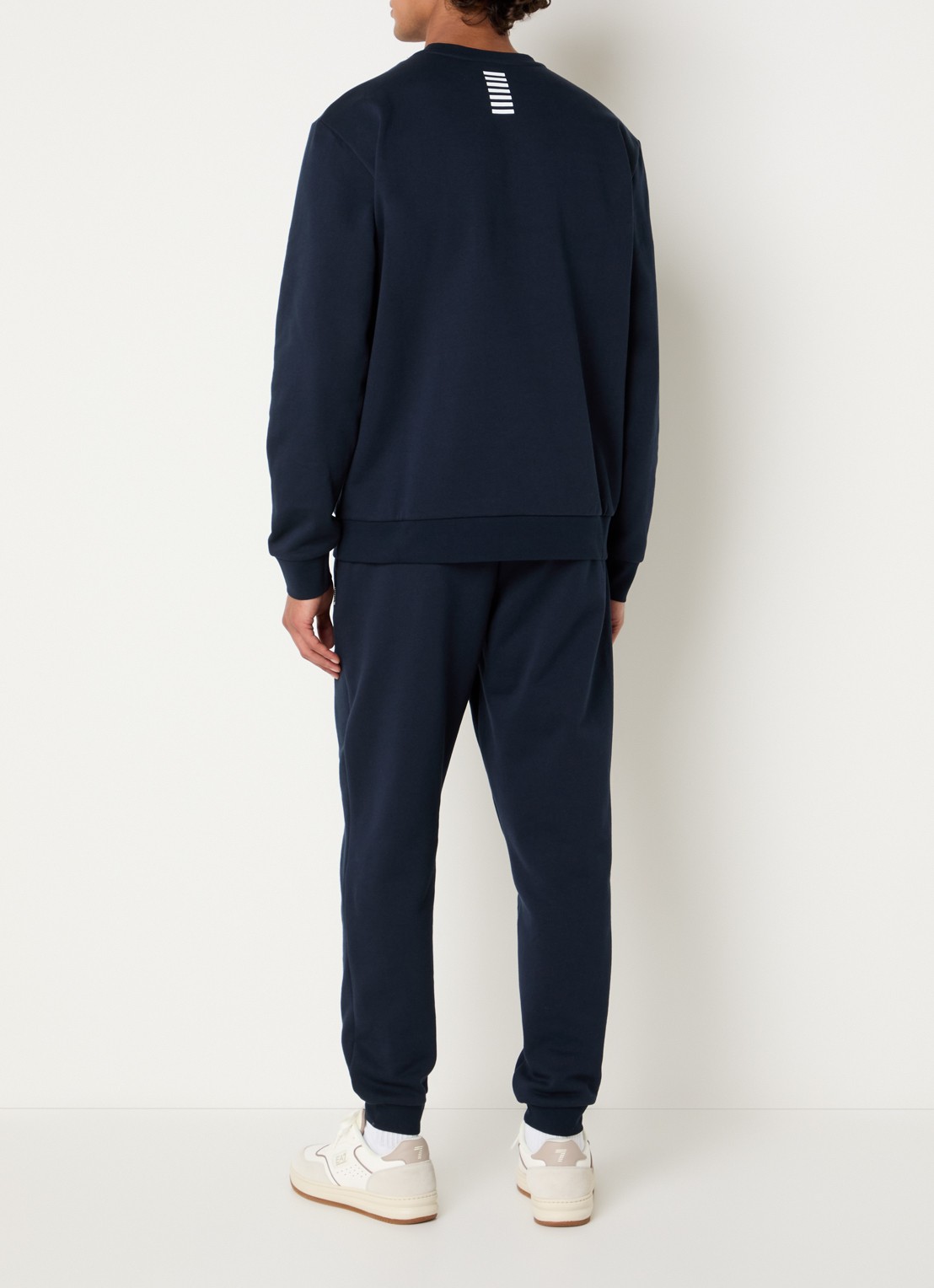 Armani Trainingspak met logo en steekzakken - achterkant donkerblauw